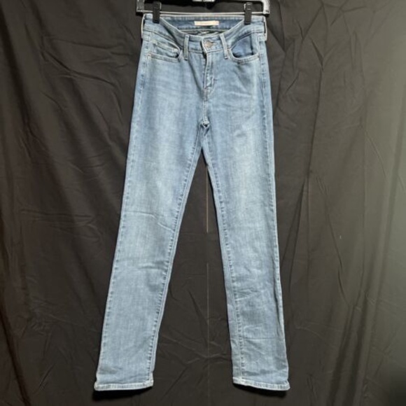 Levi's | 714 Straight Jeans | Size 28 Light Blue - Picture 1 of 7